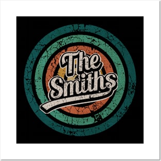 The Smiths // Retro Circle Crack Vintage Posters and Art